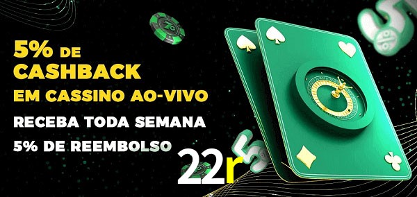 Promoções do cassino ao Vivo 22r